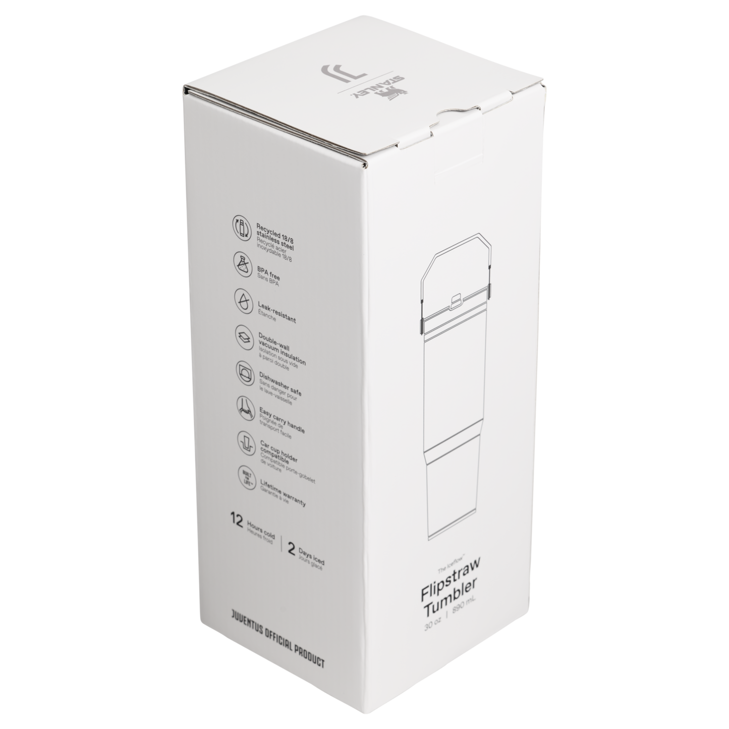 Stanley 1913 x Juventus The IceFlow™ Flip Straw 2.0 Tumbler