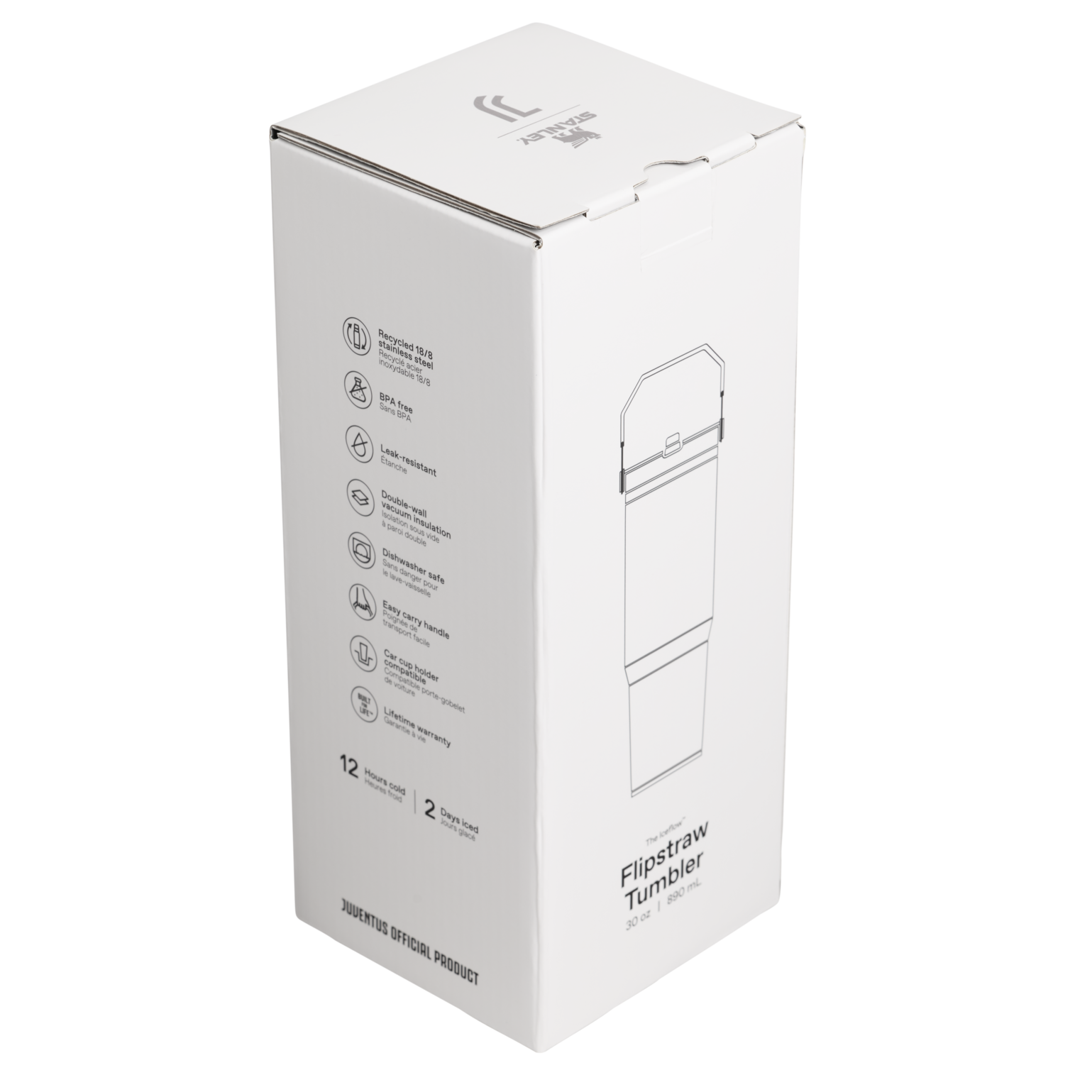 Stanley 1913 x Juventus The IceFlow™ Flip Straw 2.0 Tumbler